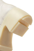 Women's Beige Zippered Heeled Boots | Derimod