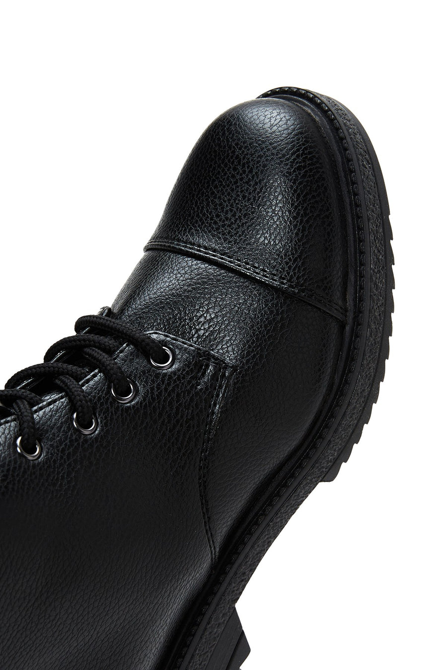 Women's Black Zippered Flat Boots
