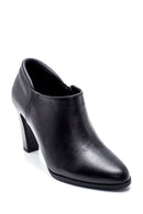 Women's Black Heeled Bootie | Derimod