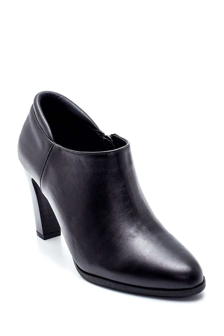 Women's Black Heeled Bootie