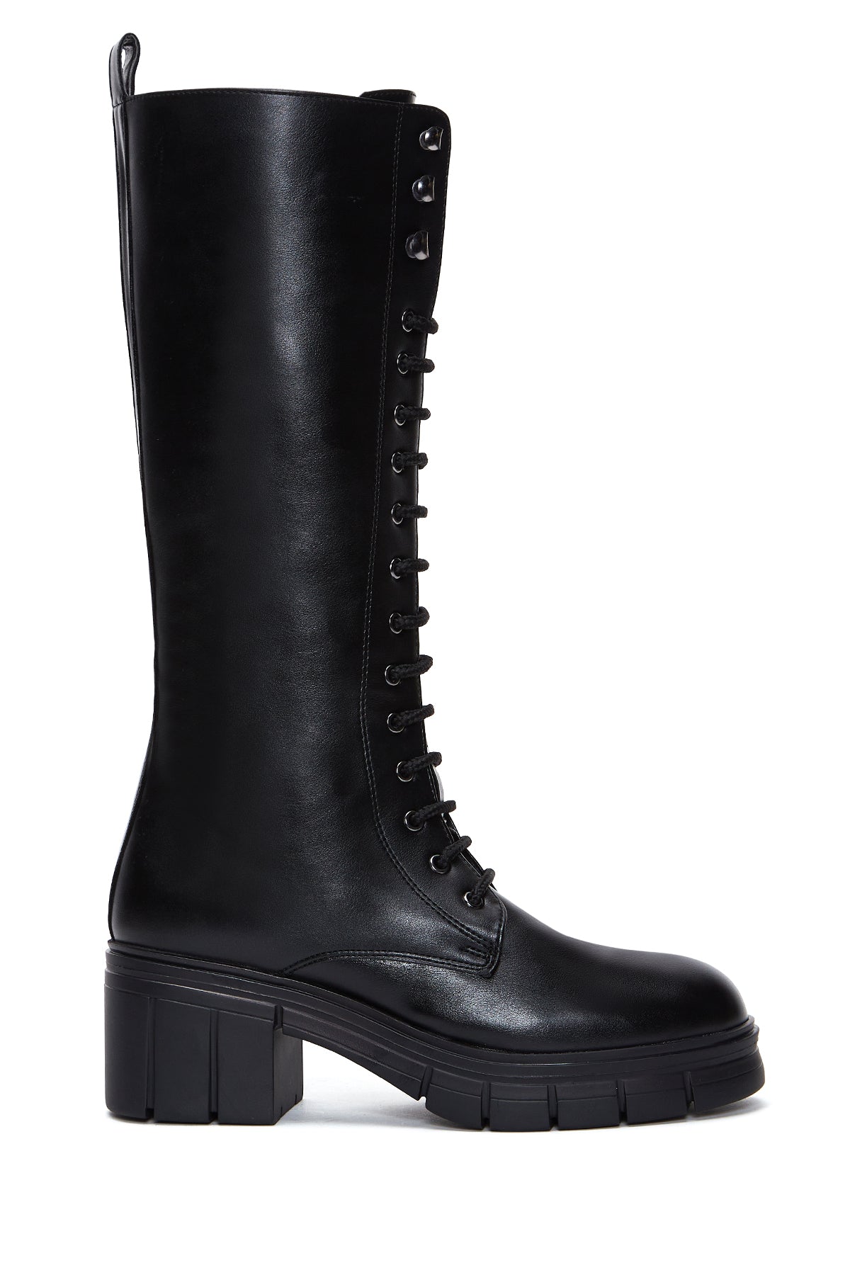 Women's Black Lace-Up Boots 22WFE251818 | Derimod