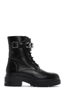 Women's Black Leather Boots | Derimod