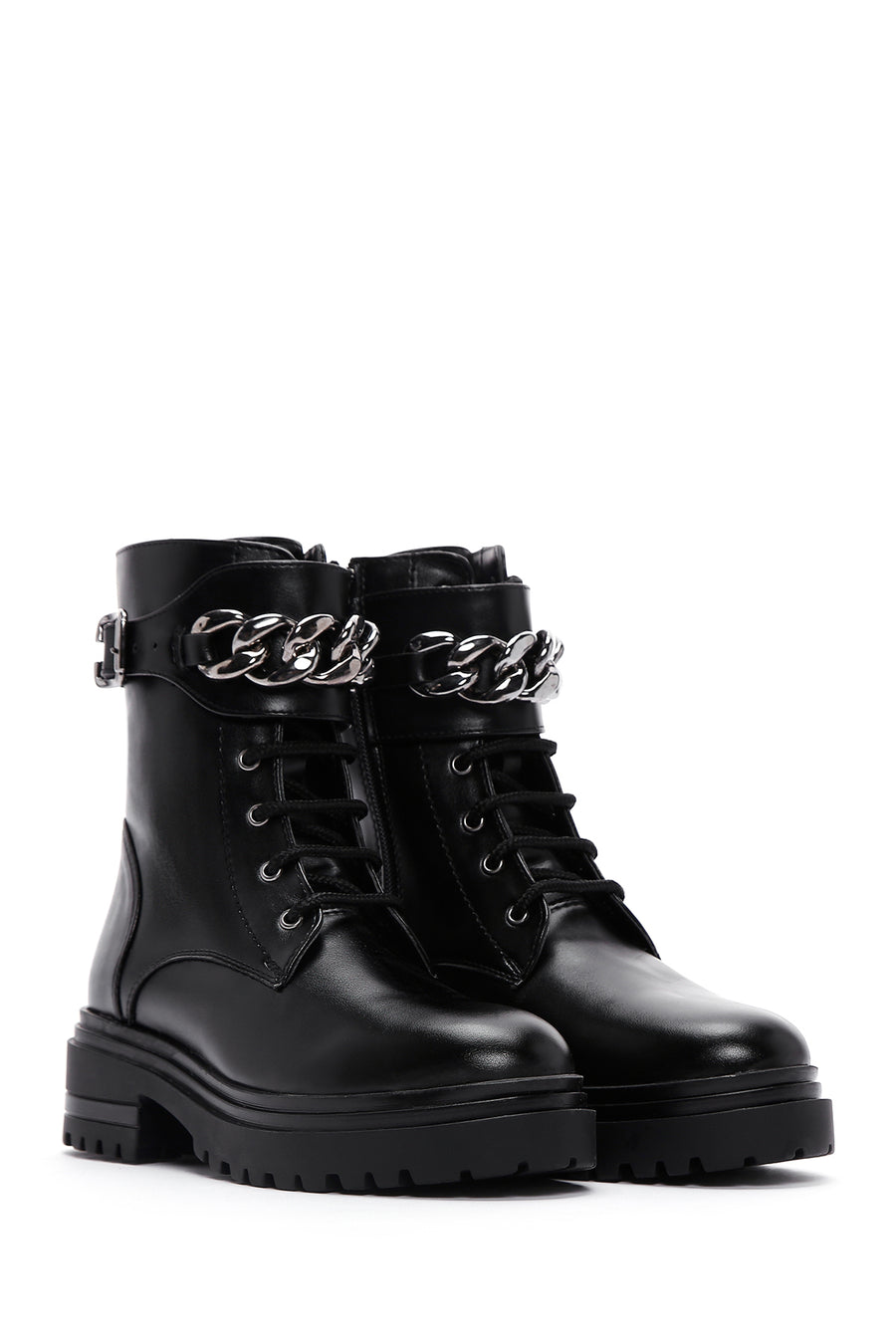 Women's Black Leather Boots