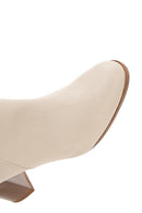 Women's Beige High Heeled Boots | Derimod