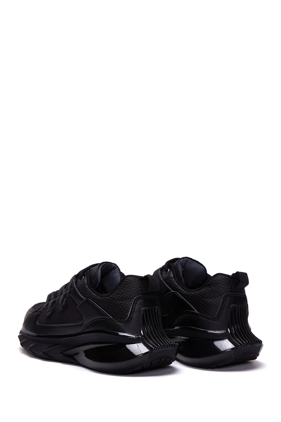 Kadın Siyah Kalın Tabanlı Sneaker