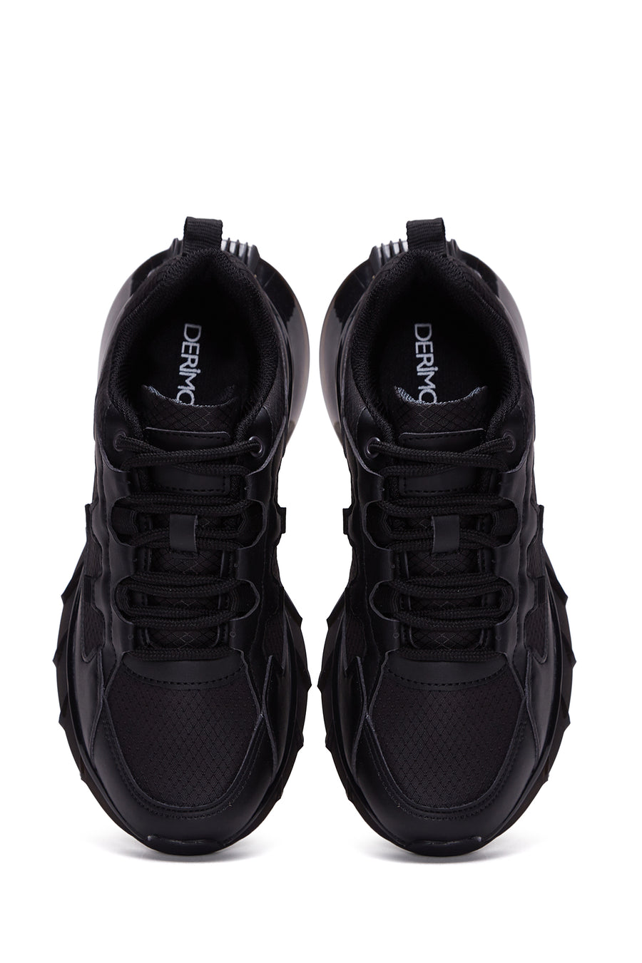 Kadın Siyah Kalın Tabanlı Sneaker