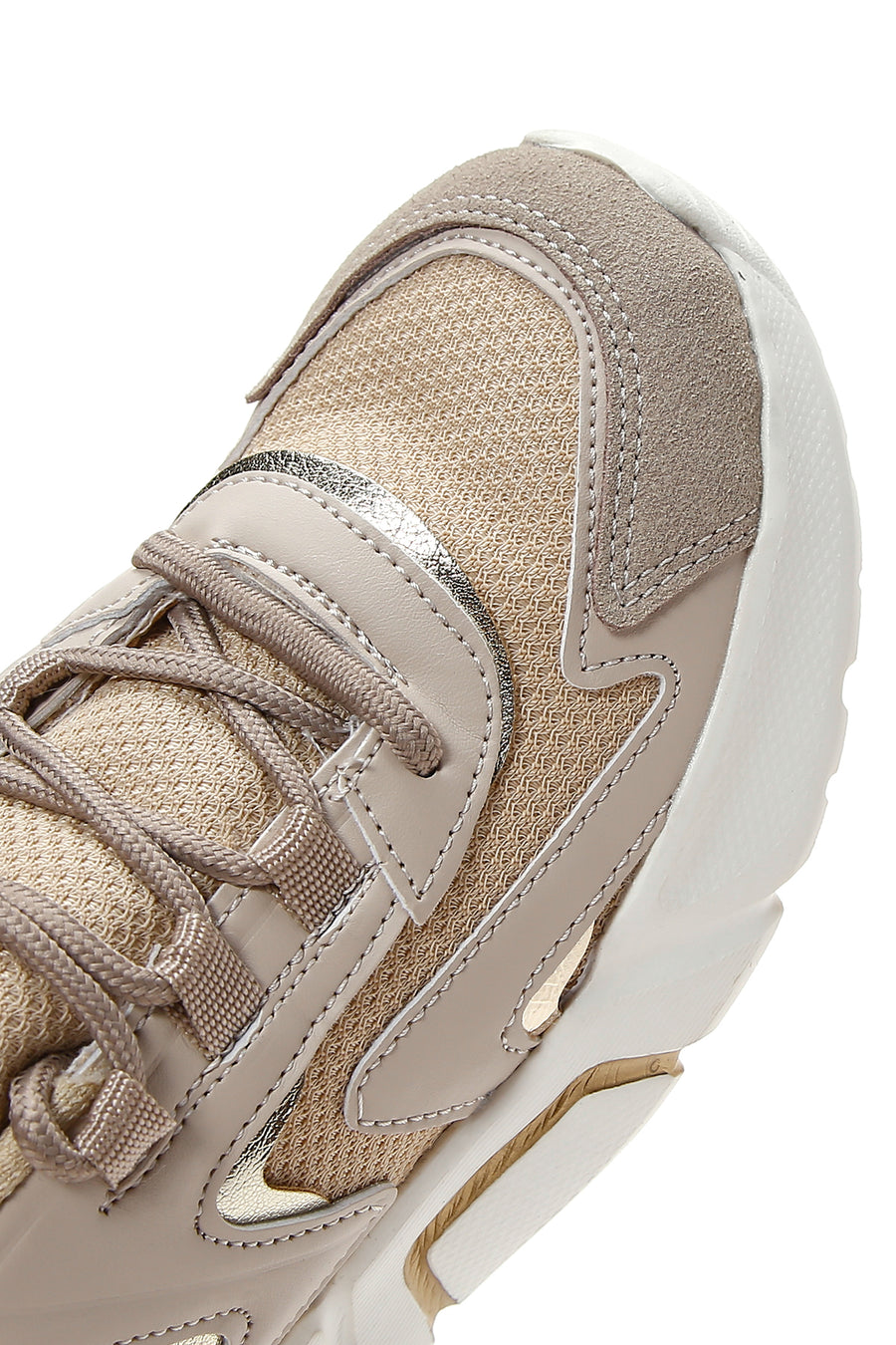 Women's Beige Thick Soled Sneaker