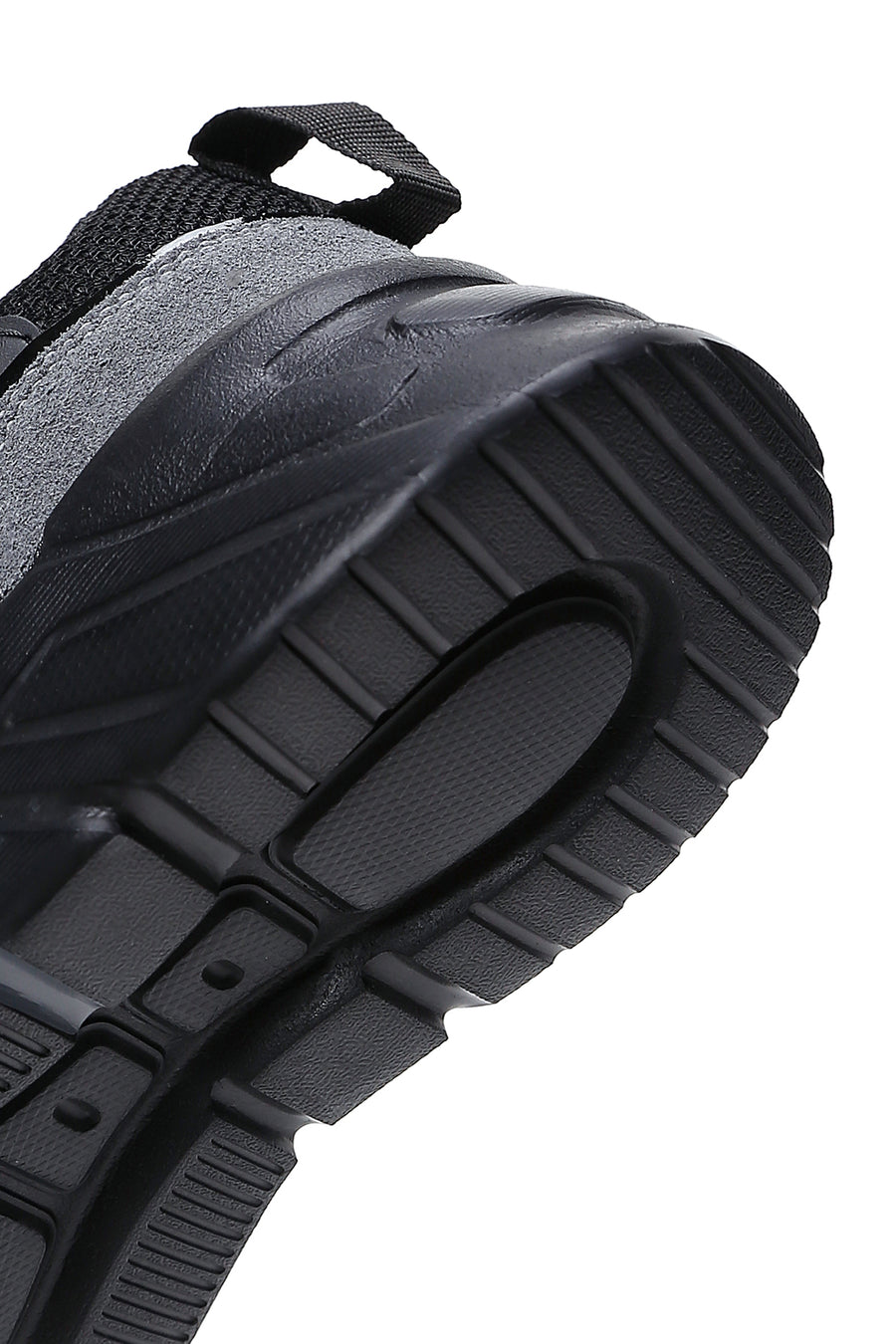 Women's Black Thick Soled Sneaker