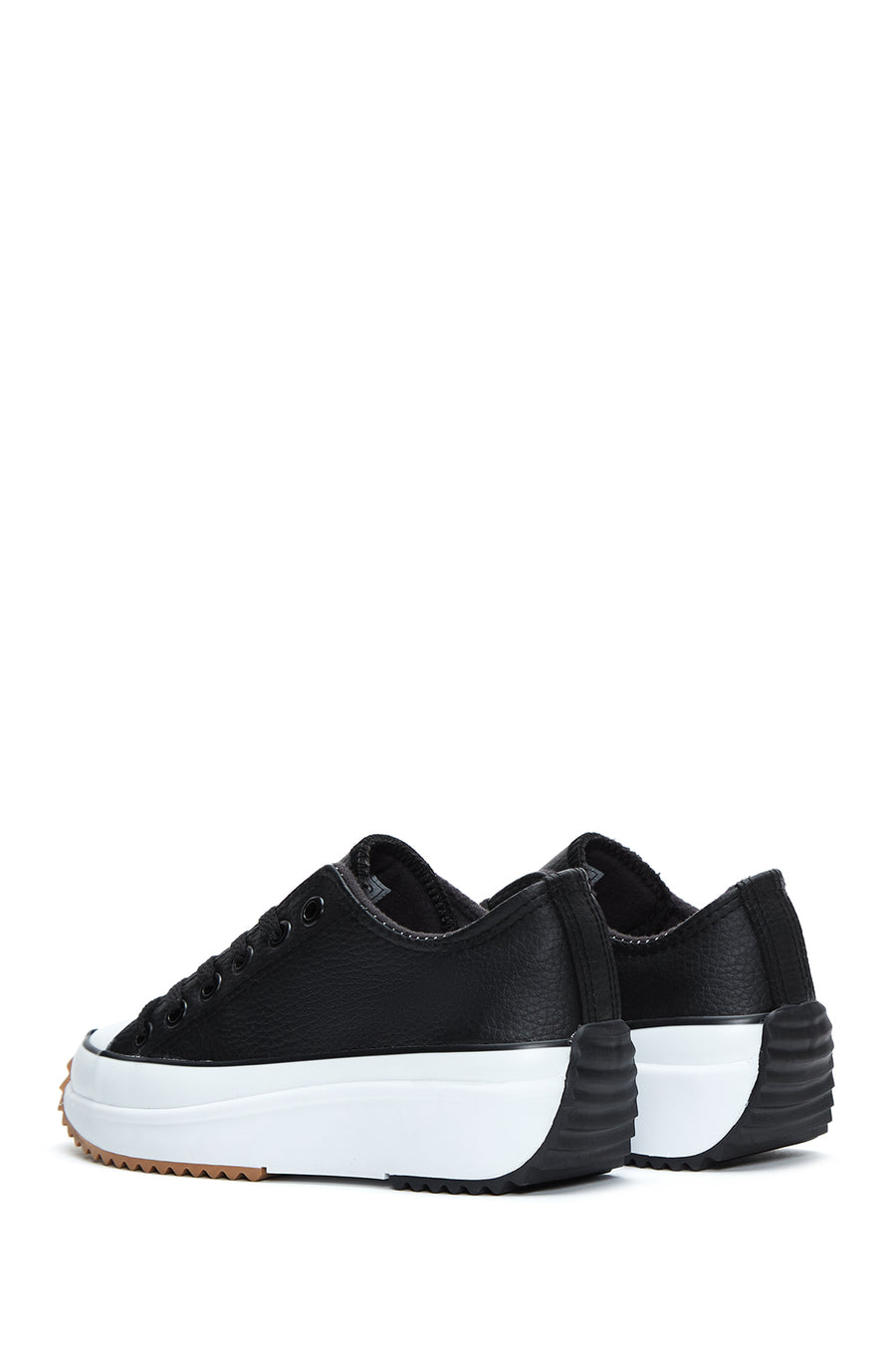 Kadın Siyah Kalın Tabanlı Sneaker