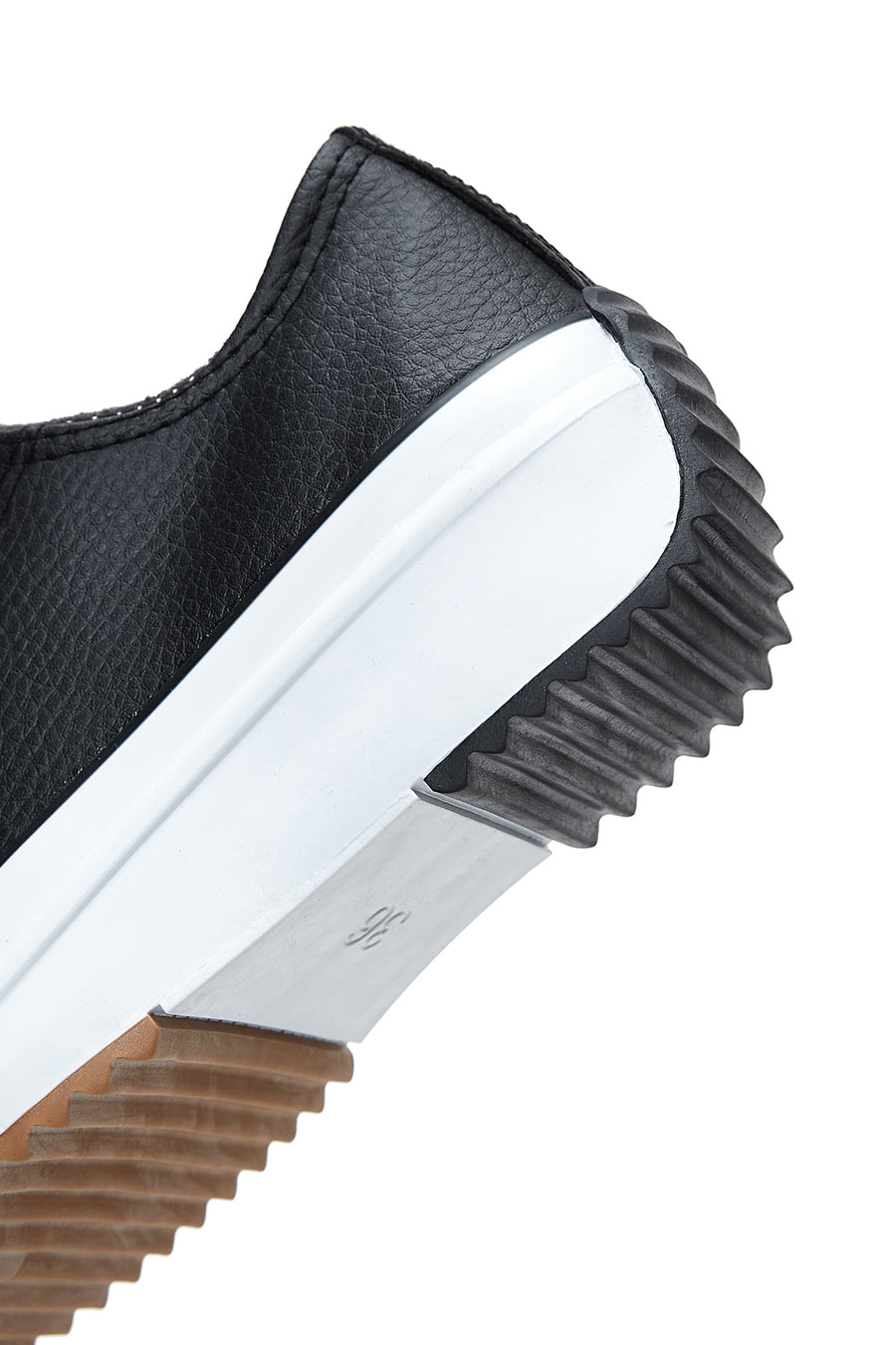 Kadın Siyah Kalın Tabanlı Sneaker