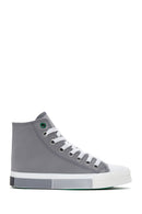 Women's Gray High Top Sneaker | Derimod