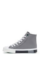 Women's Gray High Top Sneaker | Derimod