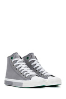 Women's Gray High Top Sneaker | Derimod