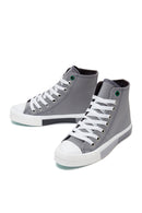 Women's Gray High Top Sneaker | Derimod