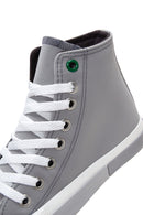 Women's Gray High Top Sneaker | Derimod