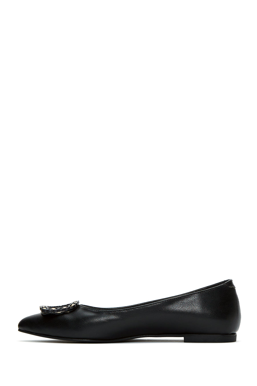 Women's Black Buckle Classic Ballet Ballet