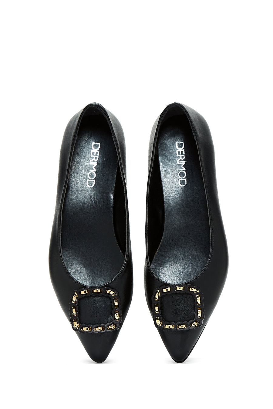 Women's Black Buckle Classic Ballet Ballet