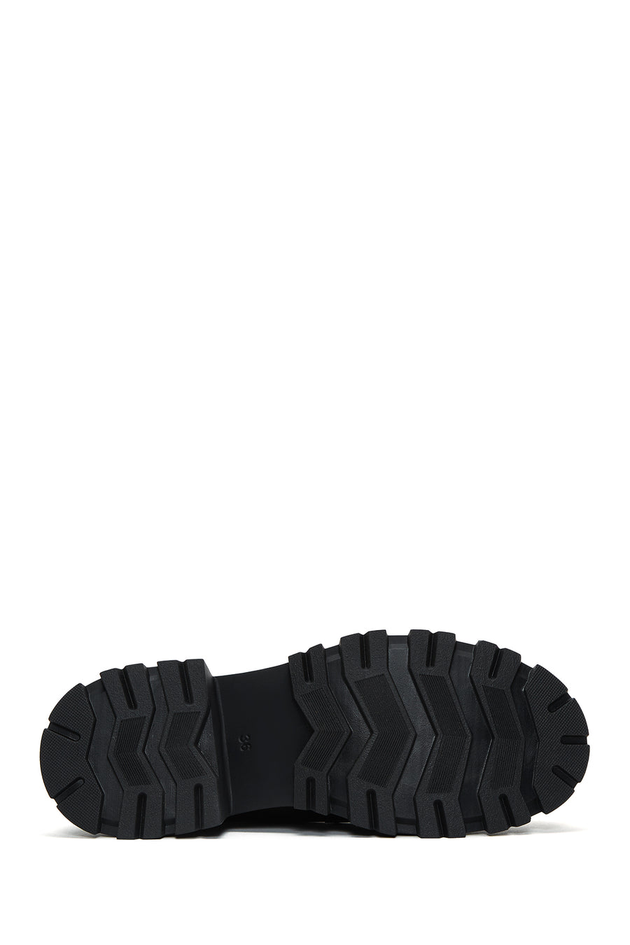 Kadın Siyah Kalın Tabanlı Loafer