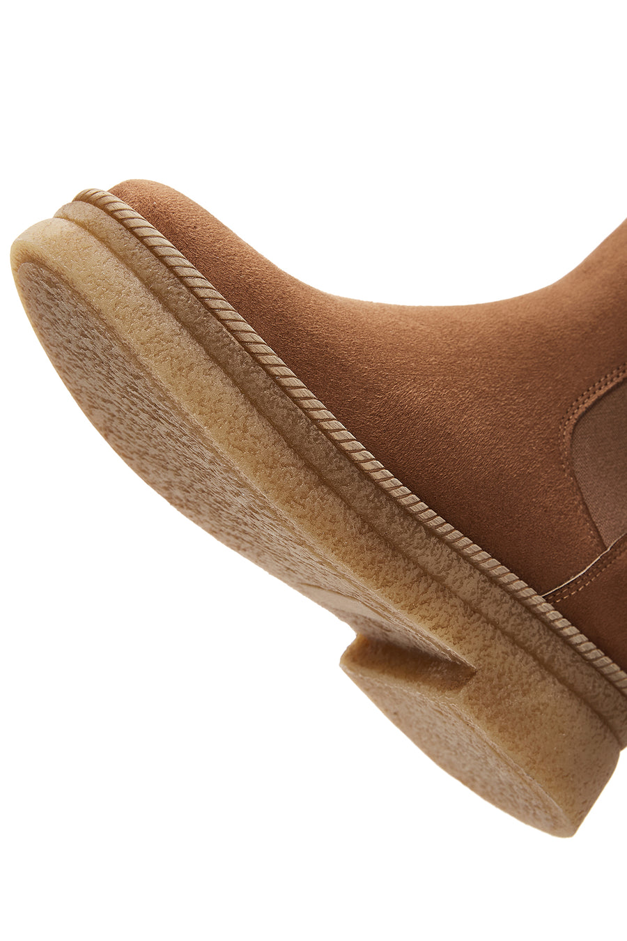 Women's Tan Suede Chelsea Boots