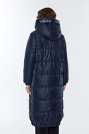 Iceland Women's Navy Blue Softwear Topcoat | Derimod