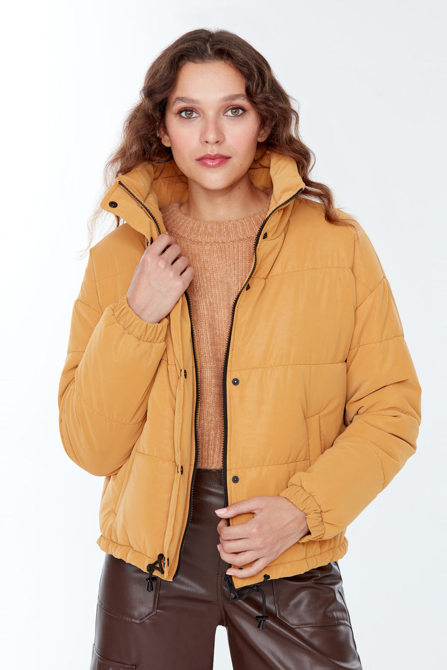 Kopenhag Kadın Safran Renk Softwear Mont 22WGD5015S6 | Derimod