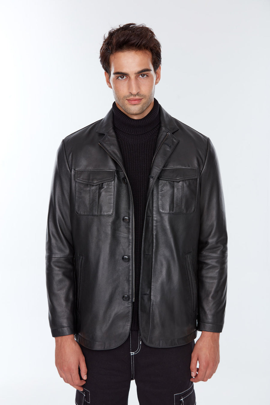 Immobile Men's Leather Jacket