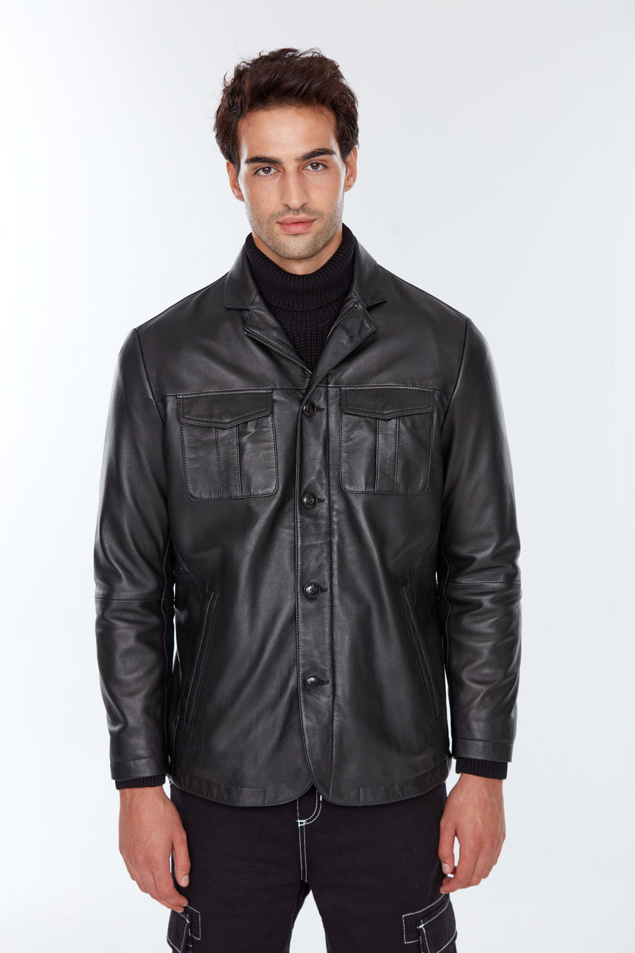 Immobile Men's Leather Jacket