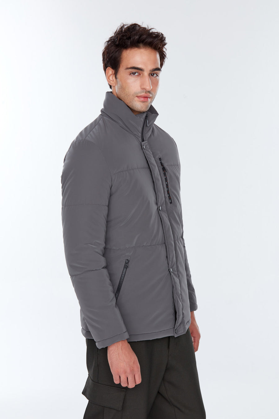 Berlin Men's Gray Softwear Coat