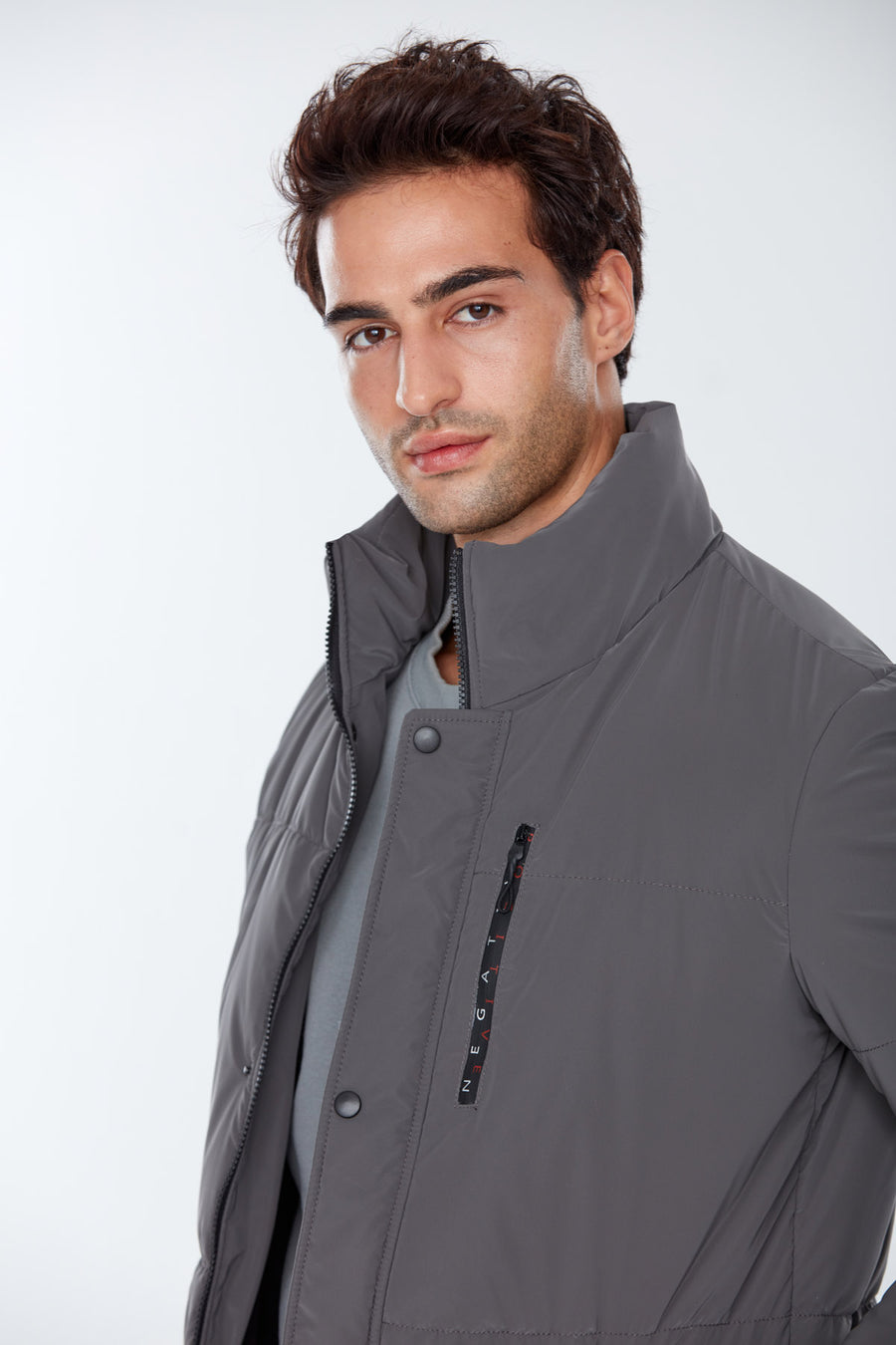 Berlin Men's Gray Softwear Coat