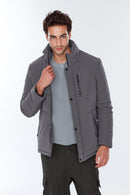 Berlin Erkek Gri Softwear Mont | Derimod