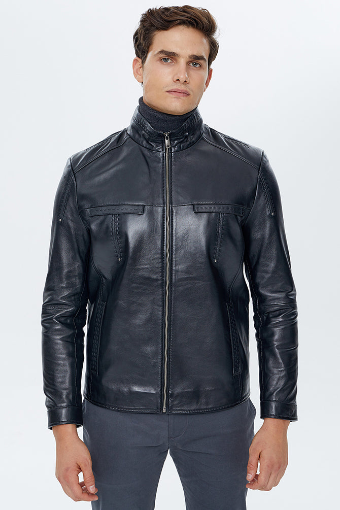 Elton Men's Leather Jacket