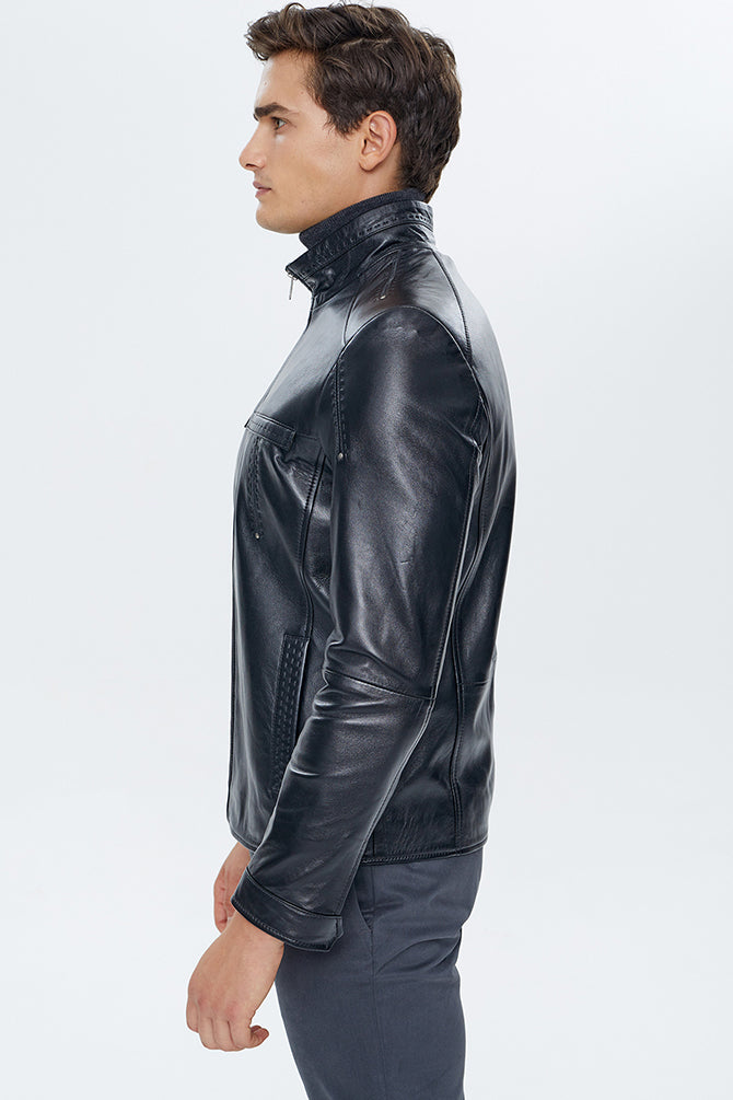 Elton Men's Leather Jacket