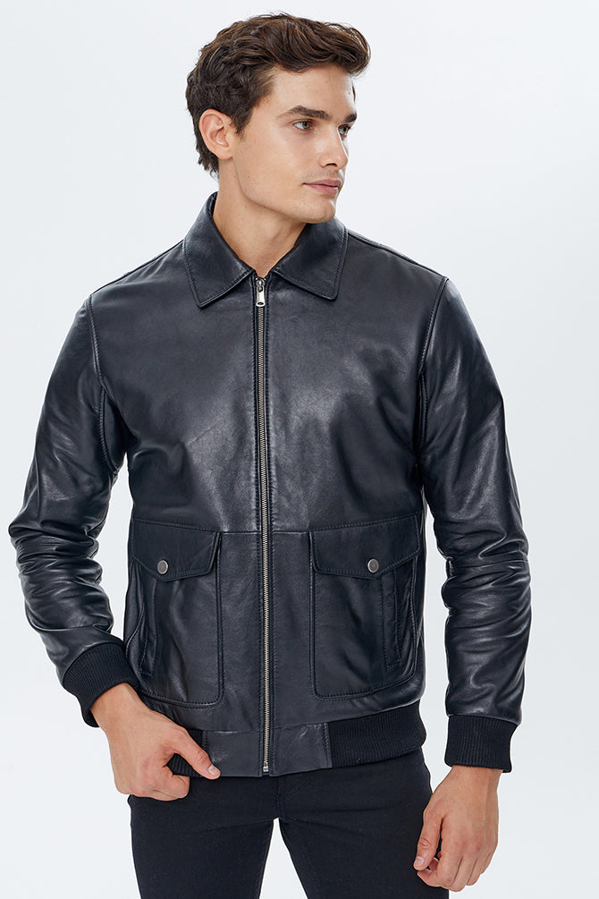 Shaw Men's Leather Jacket