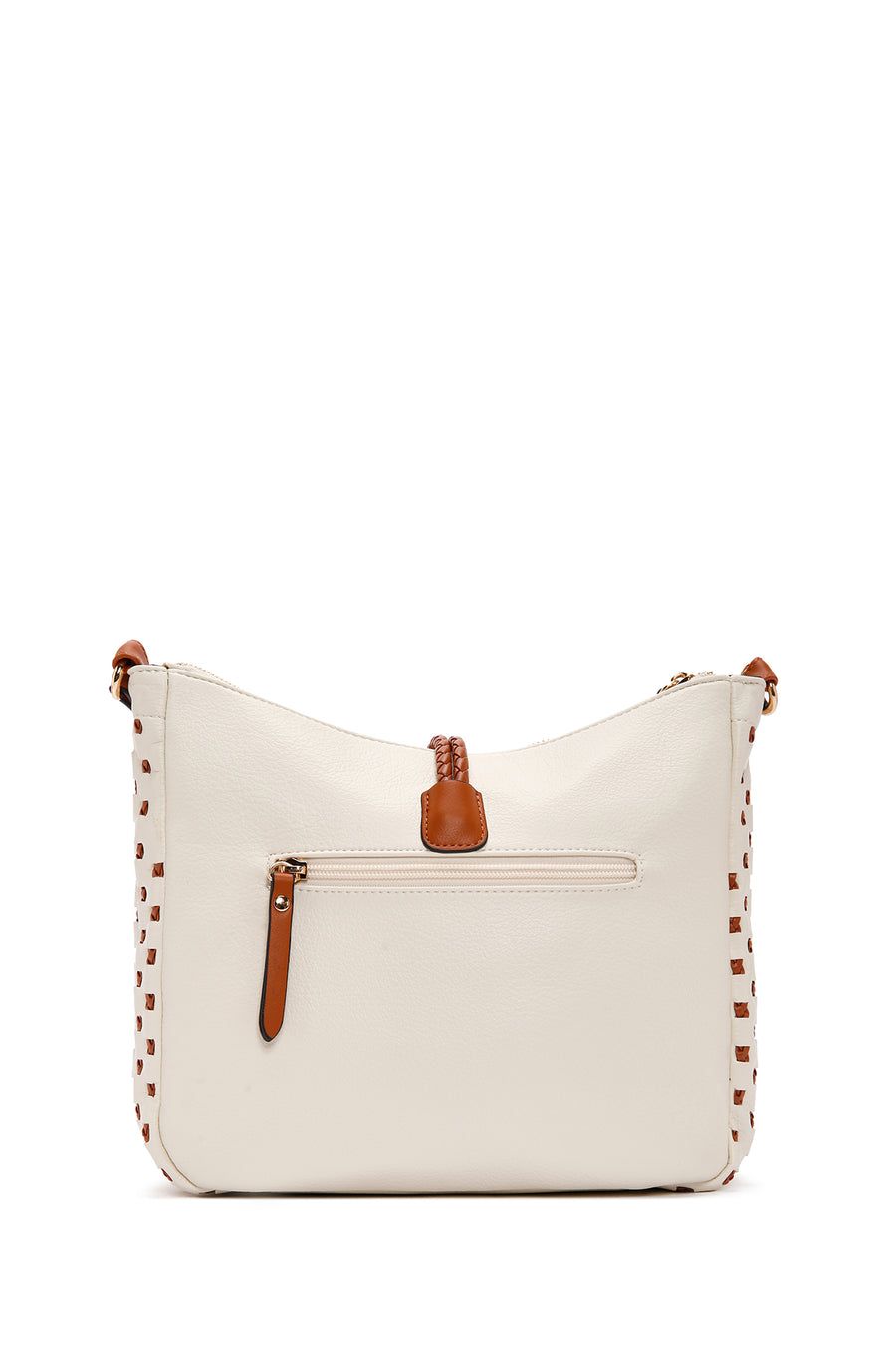 Women's Beige Long Strap Crossbody Bag