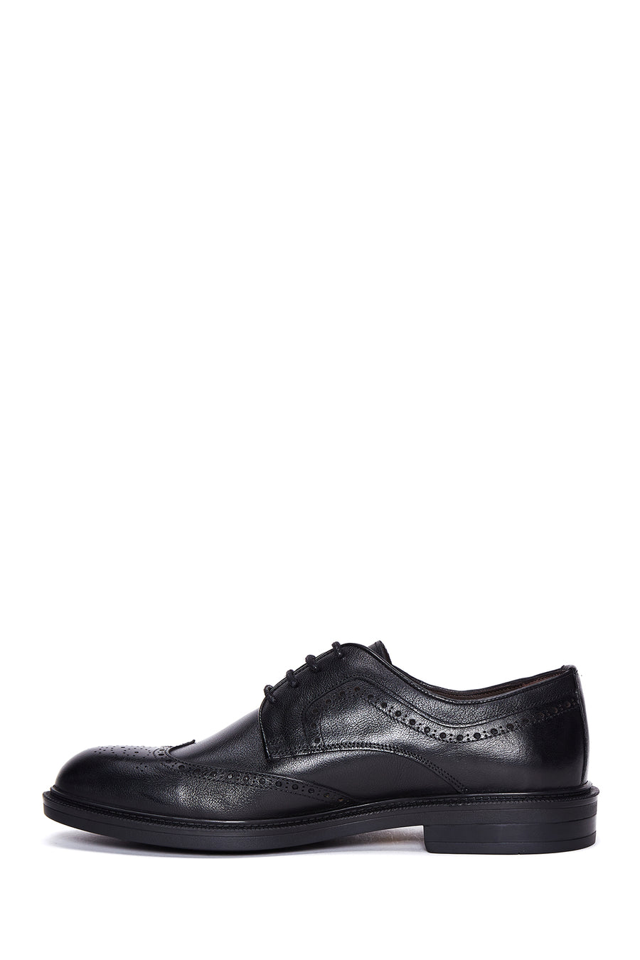 Men's Black Classic Leather Shoes