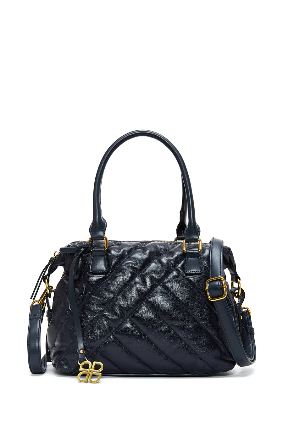 Women's Navy Blue Quilted Handbag 22WBD2494KP | Derimod