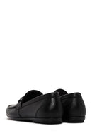 Men's Black Leather Classic Loafer | Derimod