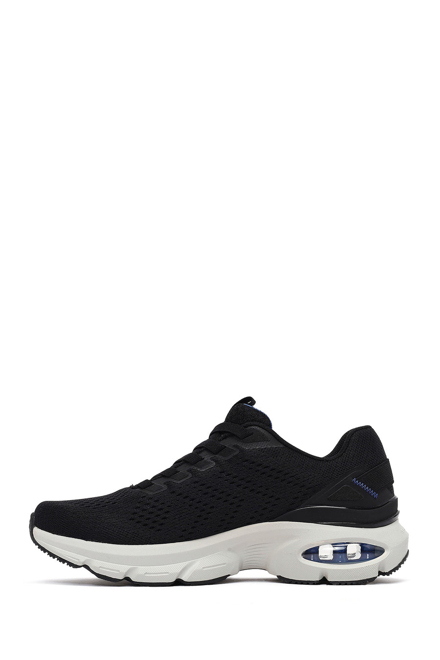 Skechers Erkek Siyah Skech - Air Ventura Bağcıklı Kalın Tabanlı Kumaş Sneaker