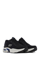 Skechers Erkek Siyah Skech - Air Ventura Bağcıklı Kalın Tabanlı Kumaş Sneaker | Derimod