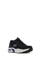 Skechers Erkek Siyah Skech - Air Ventura Bağcıklı Kalın Tabanlı Kumaş Sneaker | Derimod