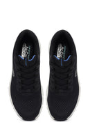 Skechers Erkek Siyah Skech - Air Ventura Bağcıklı Kalın Tabanlı Kumaş Sneaker | Derimod