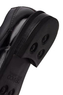 Male Black Lace-up Leather Casual Shoes | Derimod