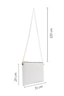 Women's White Portfolio Bag | Derimod