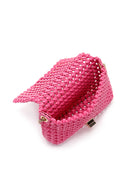 Women's Pink Knitted Crossbody Bag | Derimod