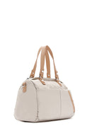 Women's Beige Faux Leather Handbag | Derimod