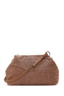 Women's Tan Straw Shoulder Bag | Derimod