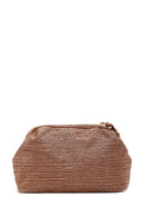 Women's Tan Straw Shoulder Bag | Derimod