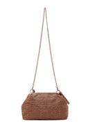Women's Tan Straw Shoulder Bag | Derimod