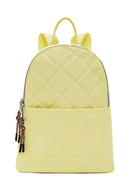 Women's Yellow Quilted Backpack | Derimod