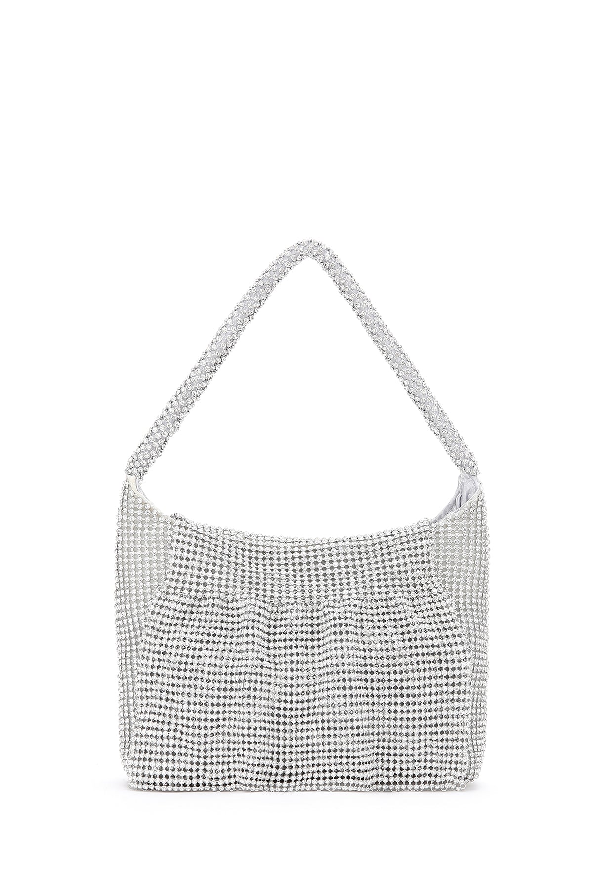 Women's Silver Stone Handbag 23SBD2708TS | Derimod